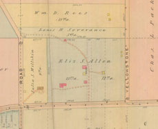 1914 plot of Elisabeth S. A. Prentiss' land