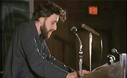 d.a. levy reading his poetry, 1967.